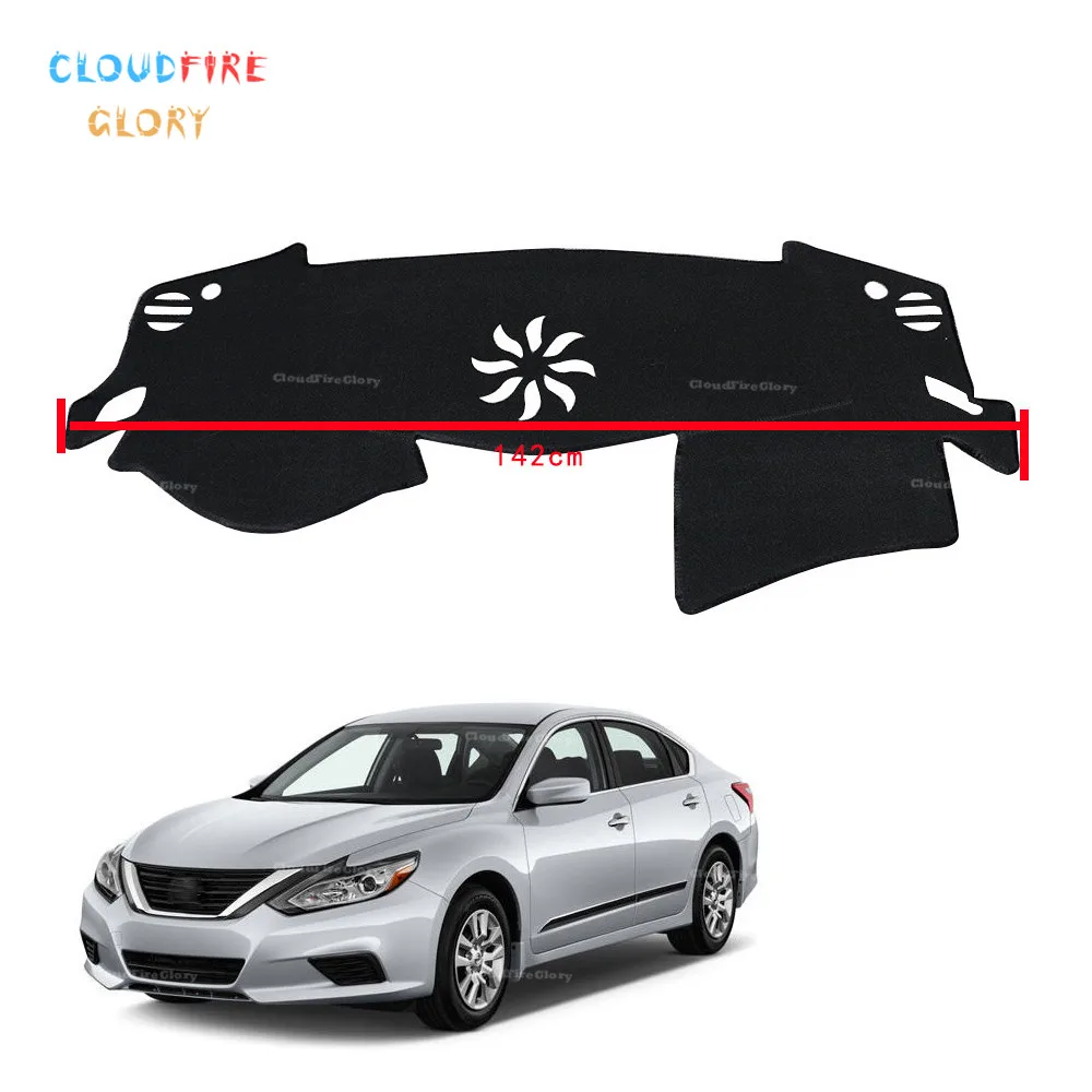 

CloudFireGlory Dashboard Cover Dashmat Dash Mat Pad Sun Shade Dash Board Cover Carpet LHD For Nissan Teana Altima L33 2013-2017