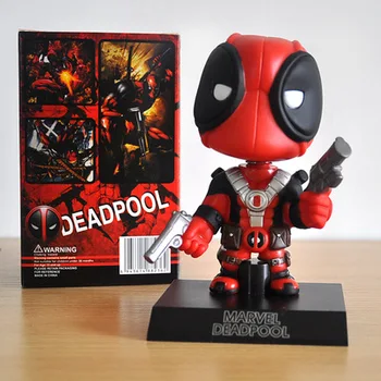 

New 5.3 inch Deadpool Figure Toys Collectible bobblehead Deadpool Action Figures Toy Dolls Model