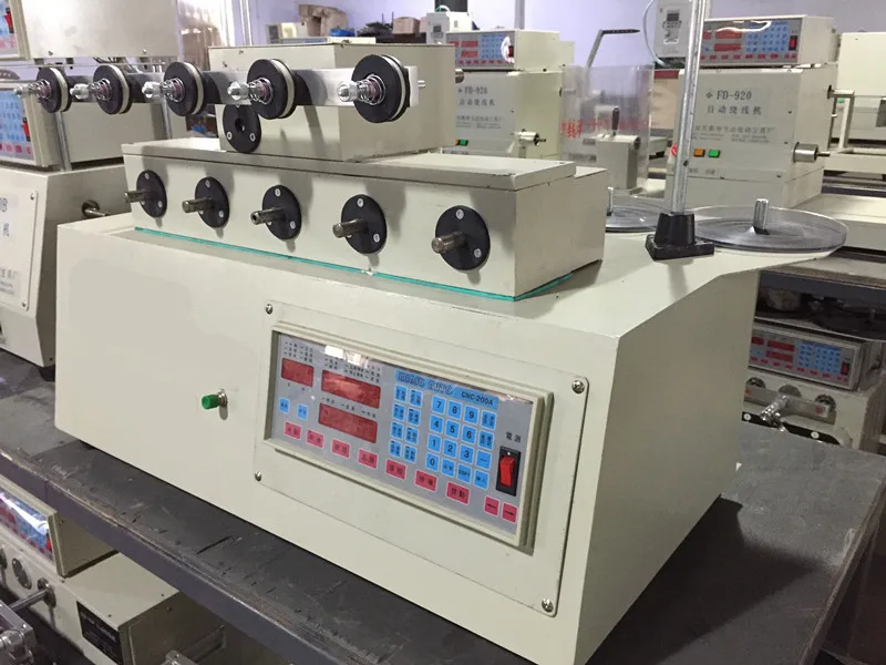 

5 reels computer cnc automatic coils winder winding machine for transfomer FD-550