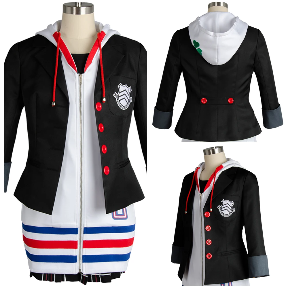 Hot Game Persona 5 Anne Takamaki Panther Cosplay Costume Harajuku Uniform Suit