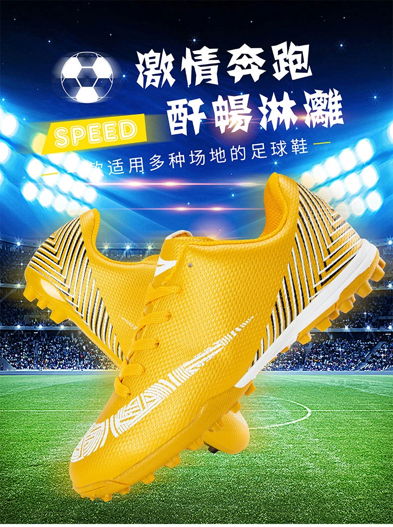 Outdoor Long Spikes Men Soccer Shoes Sneakers Cleats Turf Male Sport Football Shoes Rubber Men Boys Trainers Foot Ball Indoor 1