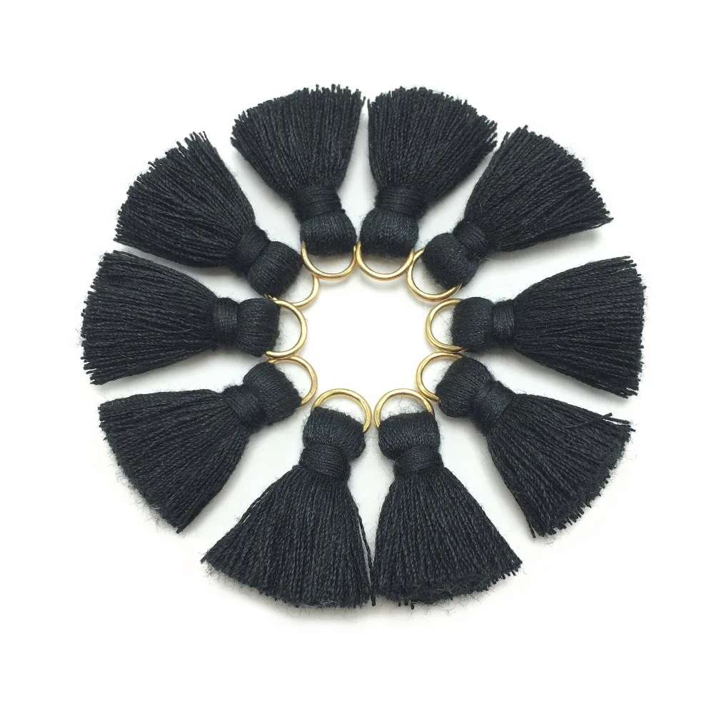 CHENGRUI L31, 10개/봉지, 2cm, 태슬, 면 태슬, 미니 태슬, 보석 액세서리, DIY 액세서리, 귀걸이 재료