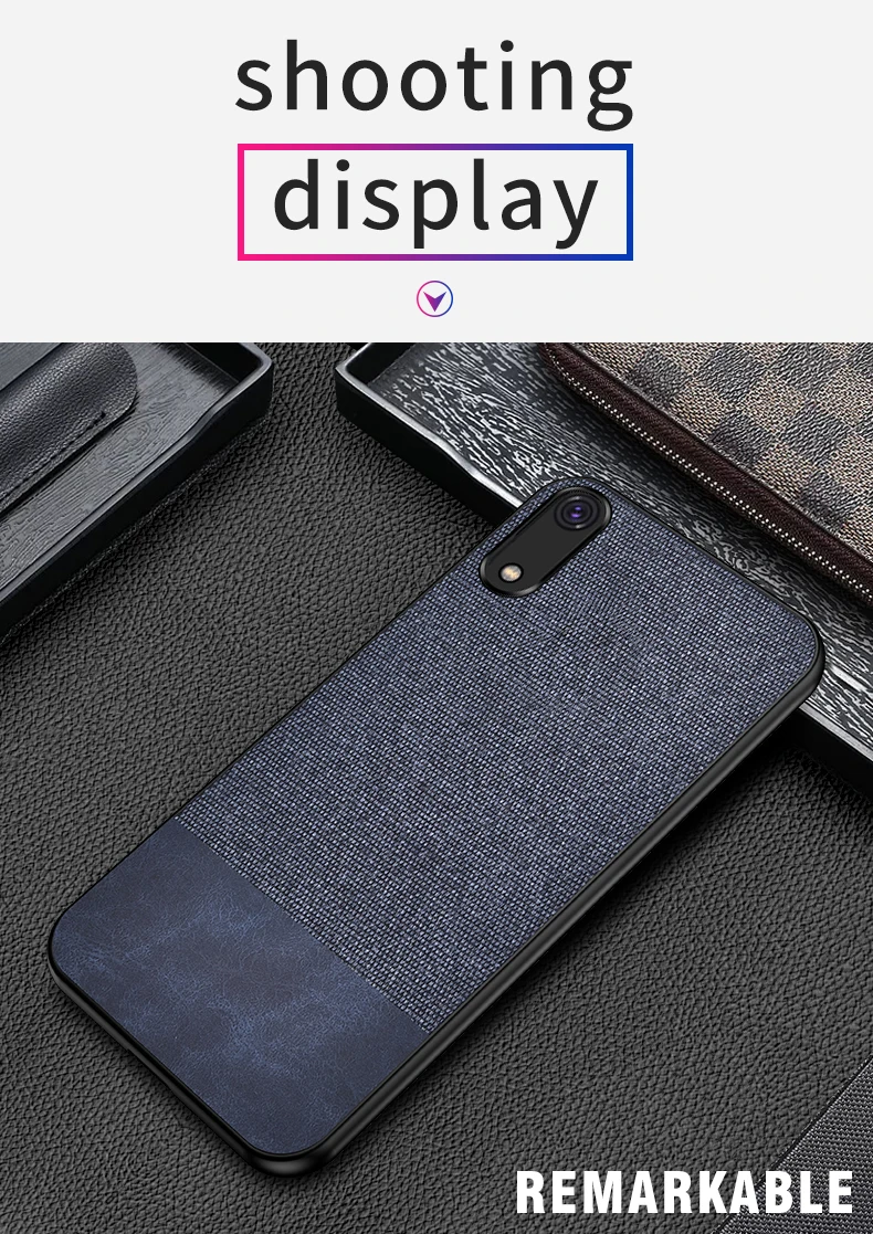 IKrsses чехол для huawei Honor 8A PU и простой тканевый Жесткий Чехол Мягкий чехол для Honor 8A анти-падение все включено чехол