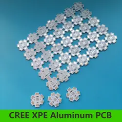 100 шт. CREE XPE 3535 LED Алюминий печатной платы 1 Вт 3 Вт cree светодиодов SMD пластины радиатора 20 мм пустой печатной платы