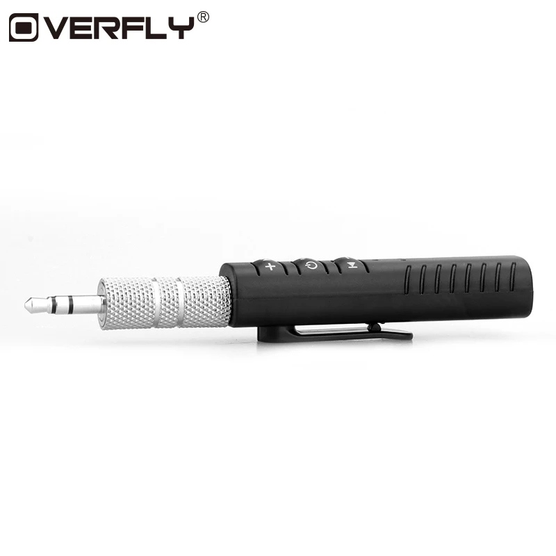 

Overfly Stereo 3.5 MM Jack Bluetooth Receiver Adapter Car Kit Handsfree Music Audio Transmitter Receiver for Speaker Car Headset