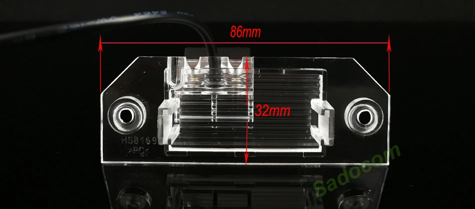 HD камера заднего вида монитор экран фильтр для Ford Focus Седан парковочная линия Водонепроницаемый ночное видение 4LED