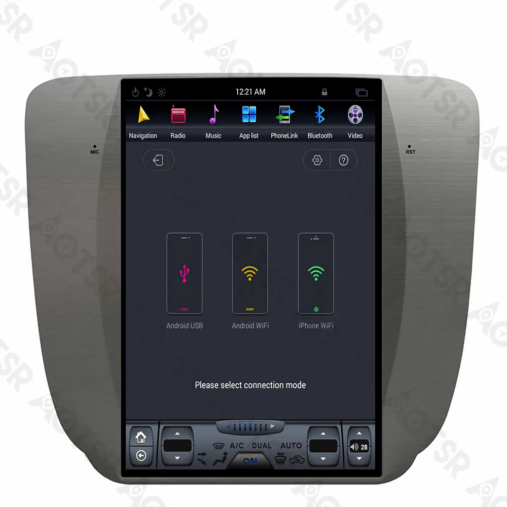 Aotsr 12 1 &quotIPS Android 7 Тесла стиль автомобиля без DVD плеер GPS навигация для GMC Yukon 2007 2012