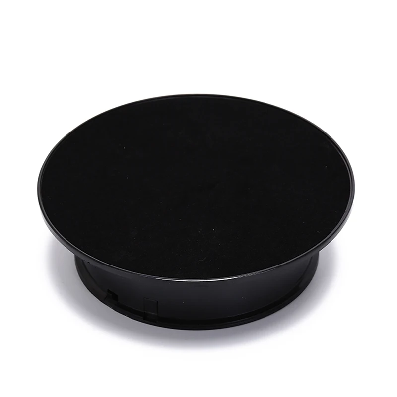 Video Shooting Props Turntable Battery Turntable 360 Degree Rotating Jewelry Display Stand For Photography - Цвет: Черный