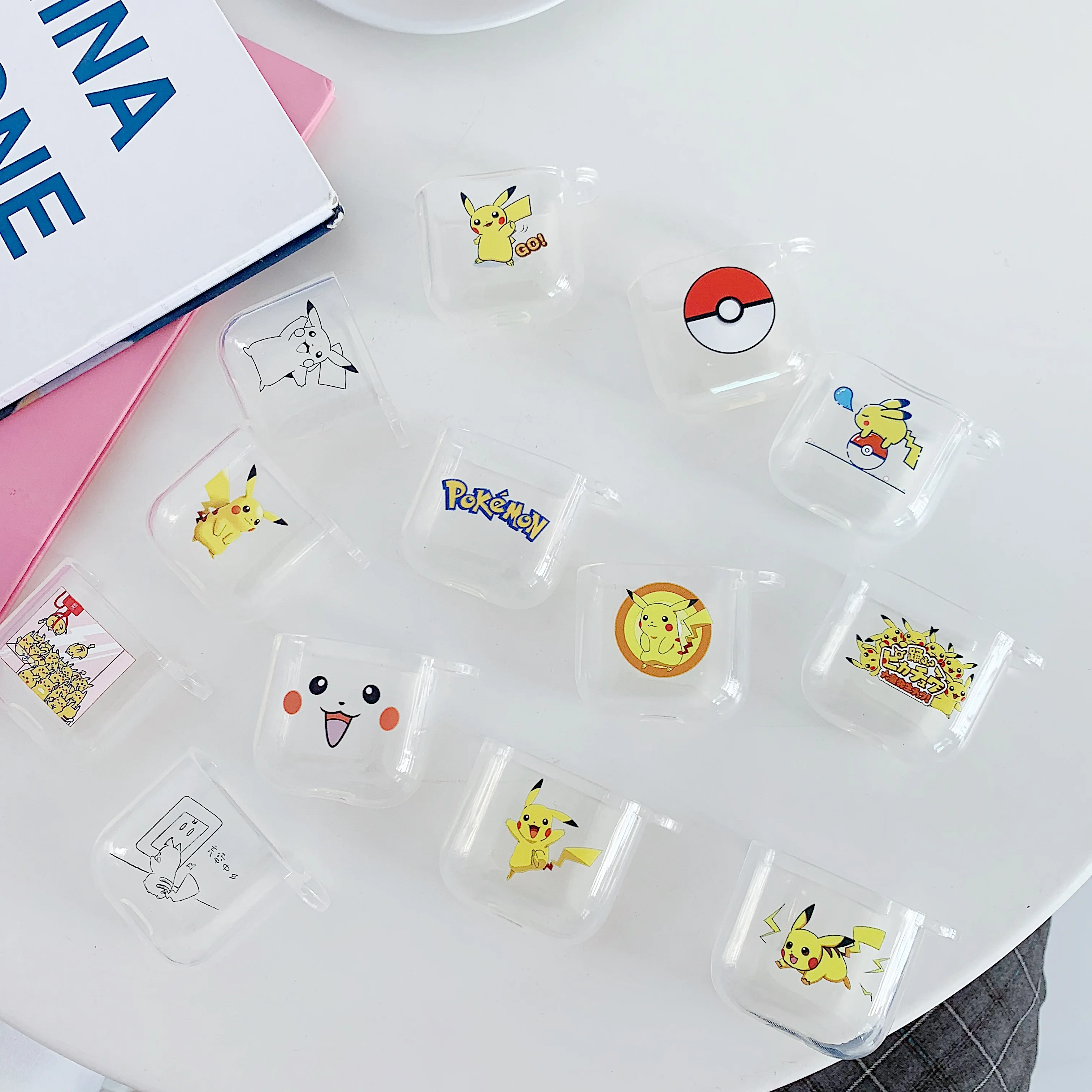 Pokemons PIKA Cartoon Wireless Bluetooth Earphone Cute Case For Apple AirPods Silicone Charging lucency Pokemons PIKA Cartoon Wireless Bluetooth Earphone Cute Case For Apple AirPods Silicone Charging lucency