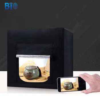 

[Bio Tabletop Shooting]Portable LED Tabletop Shooting 40*40*40cm Softbox Photography Lightbox Led Studio Lighting Tent