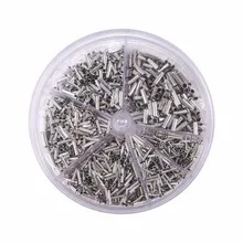 1900 pçs/caixa 5 modelos terminal bloco cabo isolado virolas terminal bloco cabo extremidade fio crimp mangas terminal sortimento kit