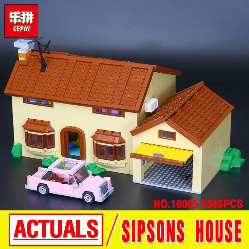 

Lepin 16005 New 2586Pcs Simpson's family Kwik-E-Mart Set Building Blocks Bricks Educational Toys 71006 Funny Lovely Toys Gifts