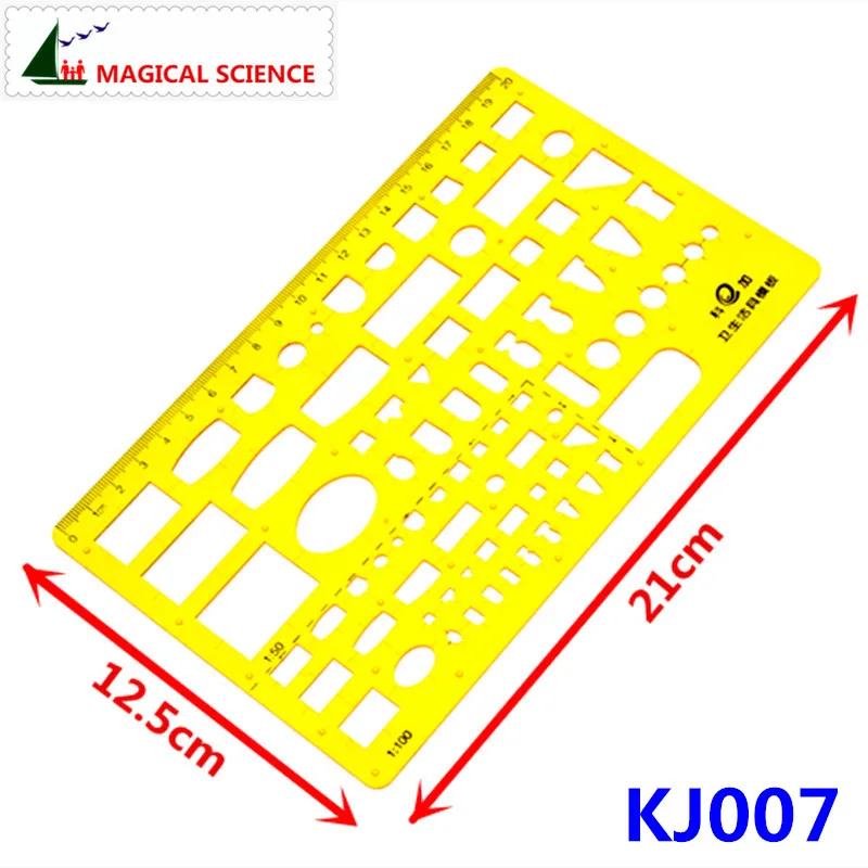 20 см пластиковых сантехники шаблона рисунок подкладке Дизайн главное здание линейка для студентов Дизайн ERS KJ007