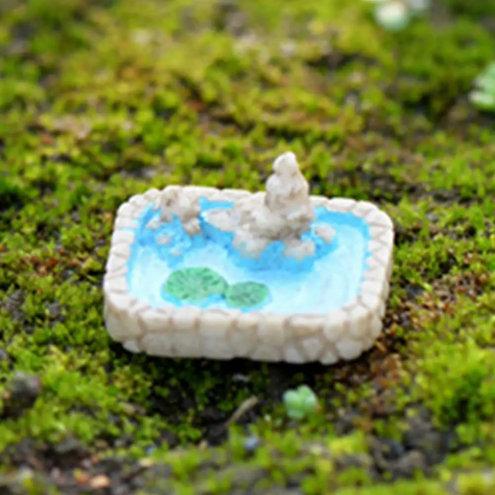 

Resin Moss micro landscape ornaments pool mix size fairy garden decor