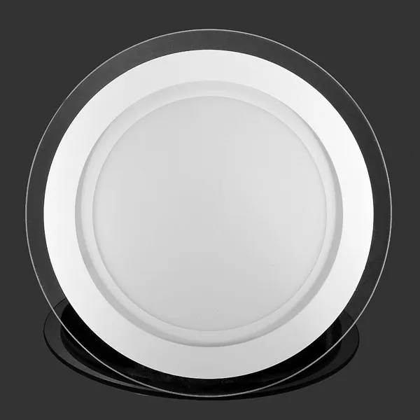 mini downlights Glass 6W 9W 12W 18W LED Panel Downlight Round Recessed Ceiling Spot Light AC85-265V Driver Included Warm/Natural/Cold White outside downlights