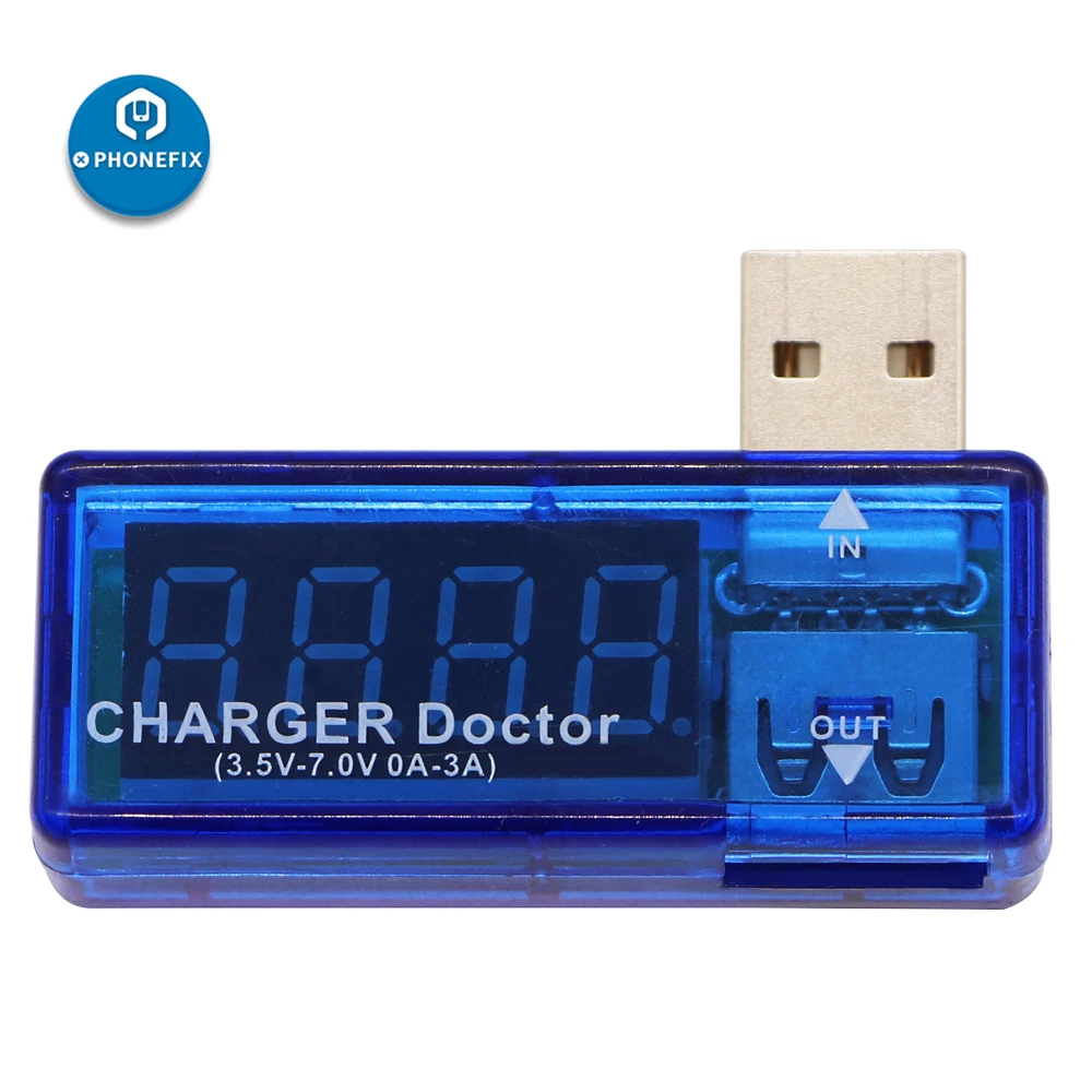 Материнская плата телефона зарядное устройство Доктор детектор USB Ремонт ЖК USB порт Выход ток и выход напряжение зарядное устройство тестер метр