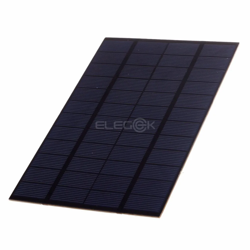 ELEGEEK 4,2 Вт 12 В солнечная панель для DIY поликристаллический ПЭТ+ EVA ламинированный для солнечной панели экспериментальный тестовый 200*130*2 мм