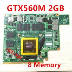 Mxmiii VGA 비디오 카드, GTX 560m GTX560M 카드, G73SW VGA 패널, ASUS G73SW G73JW G53SW G53SX G53JW VX7 2GB, 무료 배송
