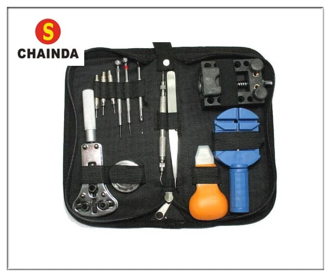 

13 Pieces Watch Repair Tool Kit Set Pin Strap Remover Battery Replacement Opener