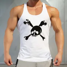 Летний мужской жилет для бега спортивный сплошной цвет Бодибилдинг летнее Нижнее белье Фитнес тренировочная Футболка мужская