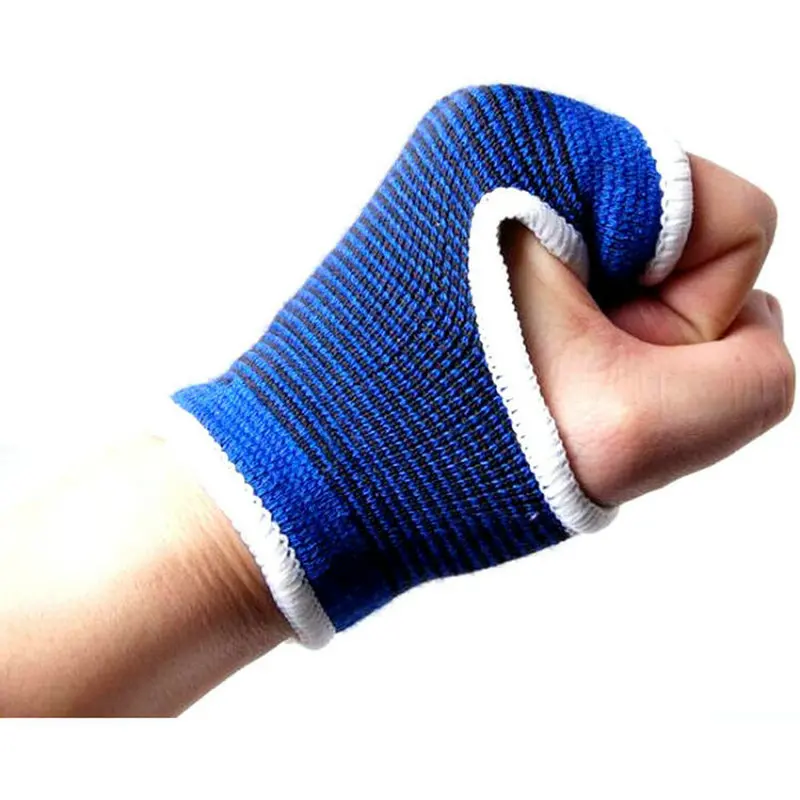 2 Pcs Compression Wrist Support Sports Wristband Bracer Palm Protector