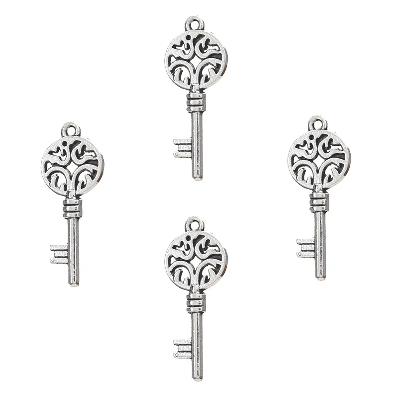 20pcs-lot-Antique-Silver-Plated-Key-Shaped-Mini-Key-Charms-Pendant-For-Earring-Bracelet-Necklace-Accessories (2)
