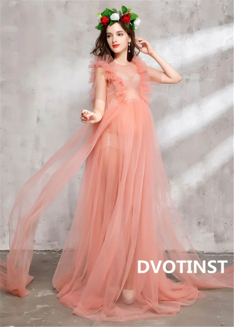 Dvotinst реквизит для фотографий платья для беременных для фотосессии платье для беременных сетка перспективная элегантная студийная одежда