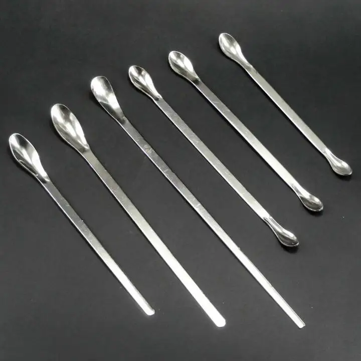 

5pcs/lot Stainless Steel Drug Spoon for Chemistry/Medical/Dental Experiment Medicines in Lab Instruments