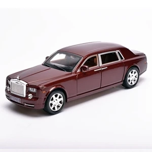 1/24 Rolls-Royce Phantom удлиненные Cohes литые под давлением литые модели автомобилей шесть дверной Светильник Модели отличная игрушка-Имитация Коллекция подарков - Цвет: NO Original BOX