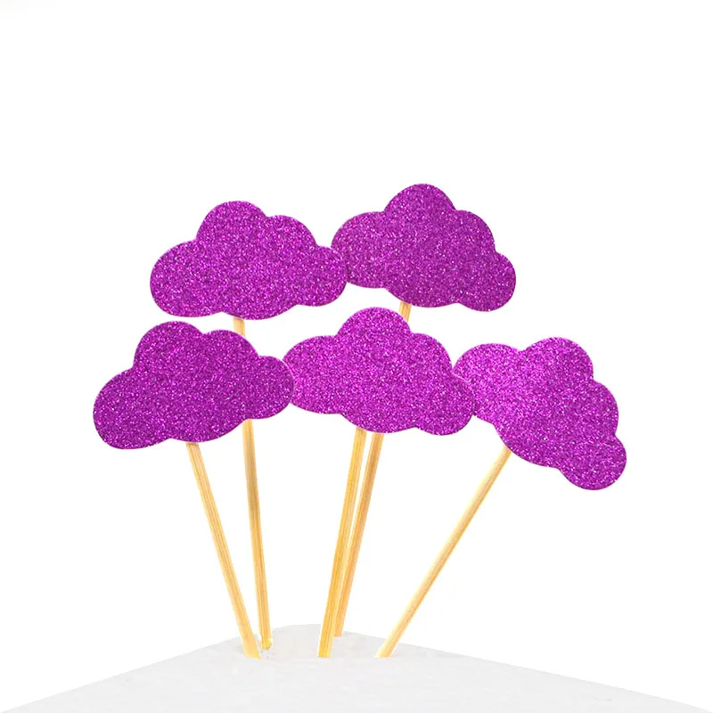 40Pcs/Lot Cloud Cake Insert Birthday Party Decor Wedding Cake Surprise Celebration Decoration Supplies Clouds Size 4*2.5Cm 75Z