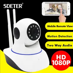 Sdeter 1080 P Full HD 2mp Беспроводной CCTV IP Камера-Wi-Fi охранных Камеры Скрытого видеонаблюдения Видеоняни и радионяни обнаружения движения