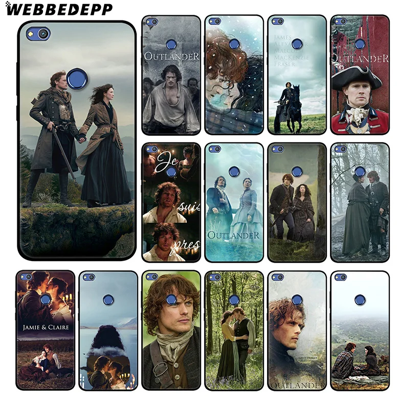 

WEBBEDEPP Outlander Tv Shows Soft Case For Huawei P20 Pro P10 P9 P8 Lite 2015 2017 P Smart 2019 & Nova 3 3i Y7 Y9 2018