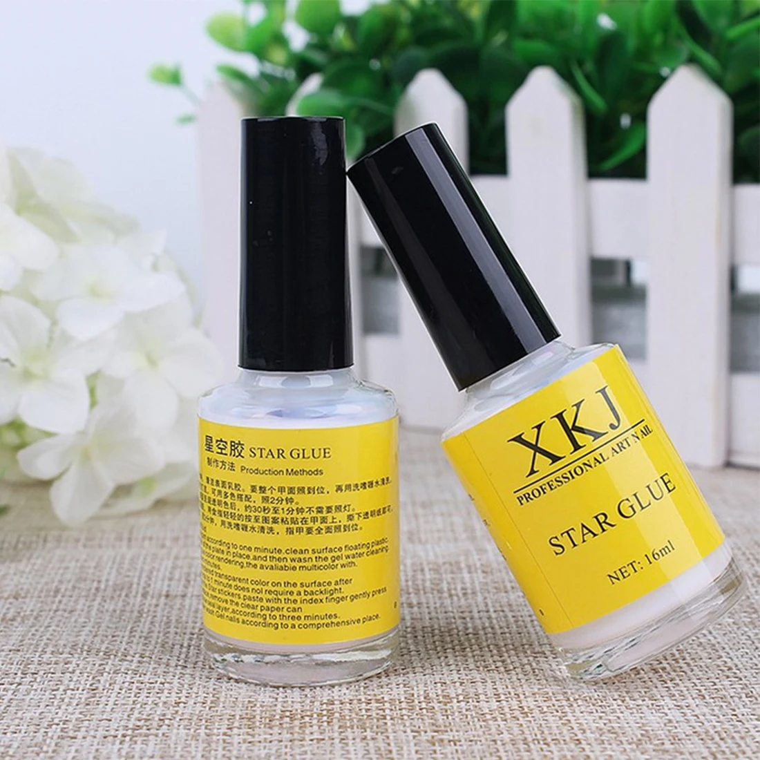 1 Bottle 16ml Clear Star Glue for Nail Foil Adhesive Sticker Transfer Paper Decoration Nails