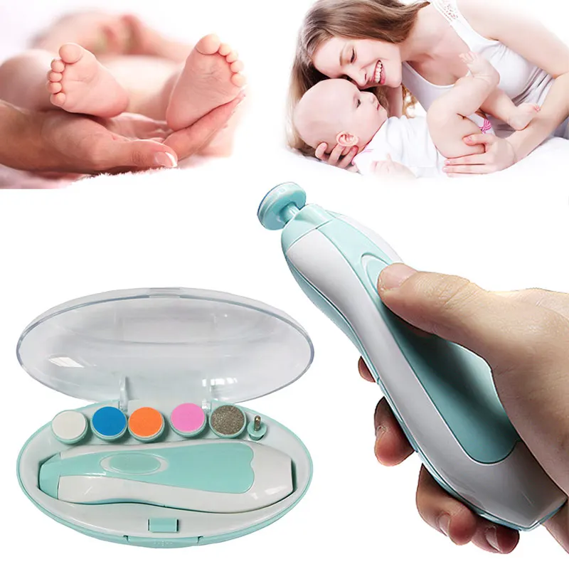 Baby Automatic Electric Nail Safe Nail Clipper Cutter Trimmer Portable