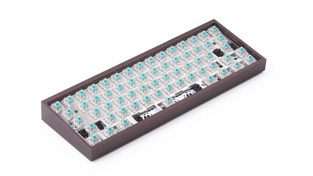 Полностью собранная клавиатура TOFU 60% с DZ60 PCB Aliaz/Zealios/Tealios переключатели с использованием вишневых стабилизаторов whithout keycaps