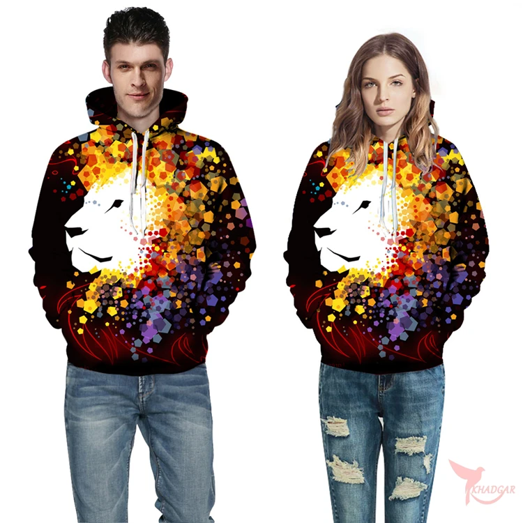 Wolf 3D Digital Printed Skateboard Hoodies Men Women Parkour Hooded Pullovers Running Sweatshirts Couples Gym Sportswear Clothes