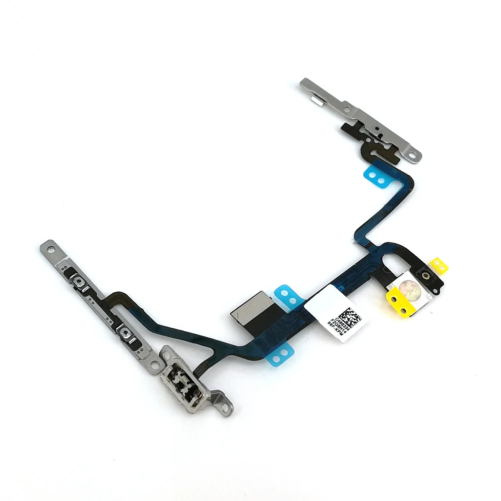 

E-REPAIR Power Volume Button Keypad Silent Switch Flash Light Flex Cable Installed Metal Bracket Holder For iPhone 8