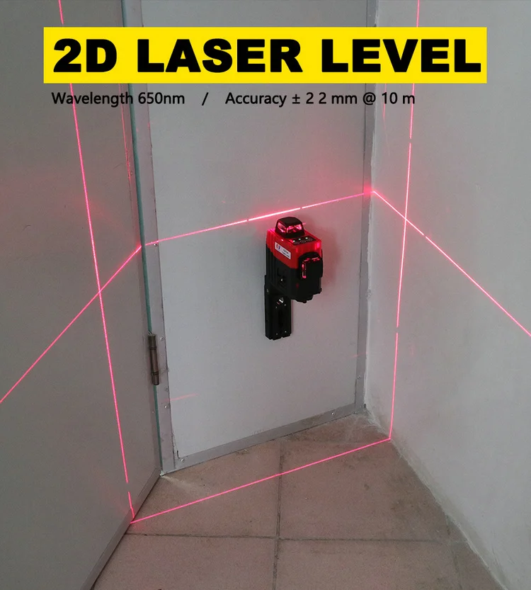 Kaitian 360 лазерный уровень самонивелирующийся держатель с магнитным креплением вертикальные и горизонтальные линейные лазеры луч 3D 12 линий уровень строительные инструменты