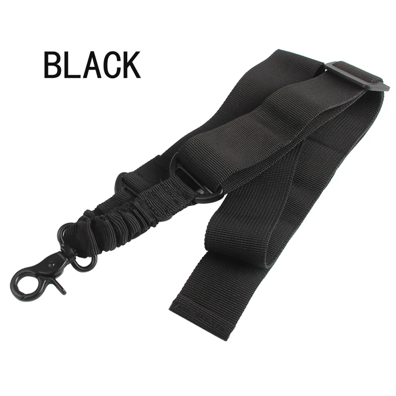Tactical Gun Single One Point Rifle Gun Tactical Sling Bungee Strap Hook Belt RL30-0002-07