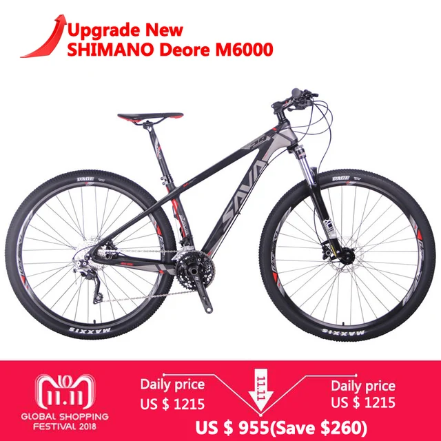 Сава DECK300 Для мужчин горный велосипед mtb углеродного волокна горный велосипед 29 горных велосипедов велосипеды mountain SHIMANO M6000 bicicleta mtb