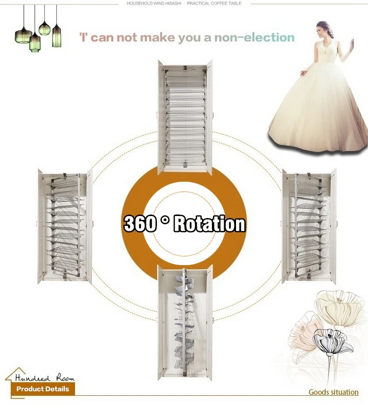 Super Shoe Storage Rack 360 Degree Rotary Shoe Rack 4-12 layers2_