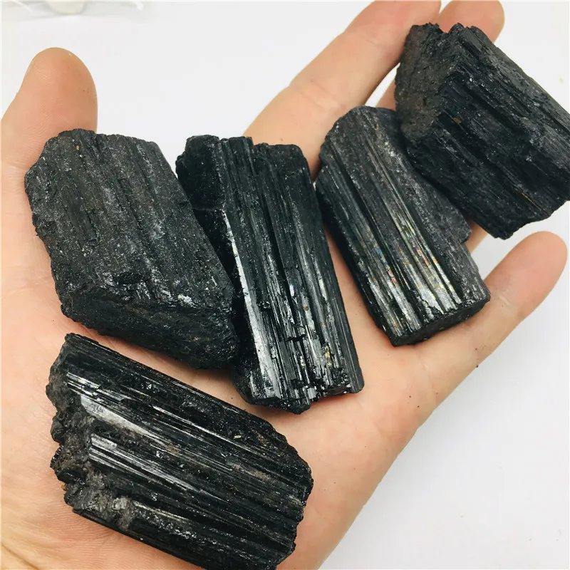 

70g natural The original specimen of natural crystal quartz black tourmaline 1pc