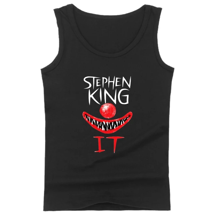 Майка LUCKYFRIDAYF Stephen King's It из фильма ужасы летние майки мужские топы для