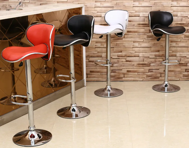 European lift bar stool bar chair high foot bar chair mobile business hall chair