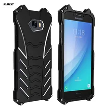 R-JUST для samsung Galaxy C5 C5 Pro Чехол Coque металлический Алюминий Броня Frane задняя крышка для samsung C5 Pro чехол противоударный