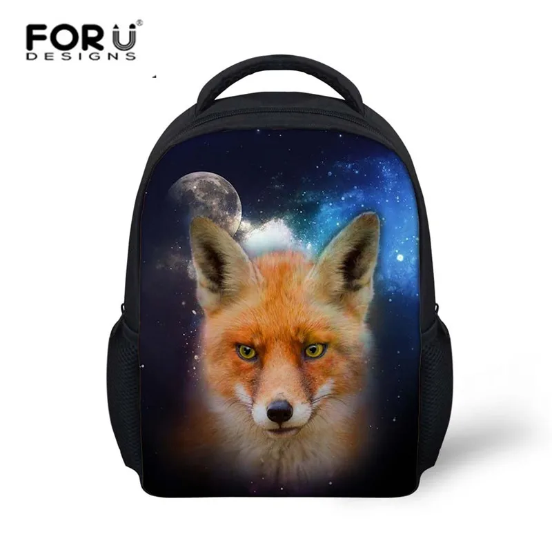 FORUDESIGNS школьные рюкзаки с 3D принтом животных для дошкольников Детский рюкзак