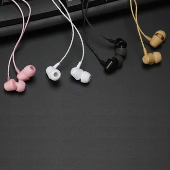 

qijiagu 10pcs K18 mobile phone ear earphone wire control belt wheat double bass 3.5 interface universal earplug headset