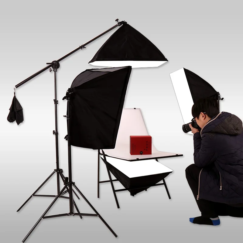 Софтбокс осветительный комплект для фотостудии, портфолио и видеосъемка CD50