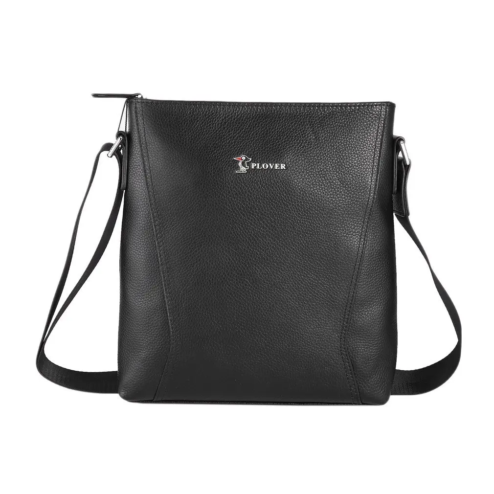

Plover Solid Color Single Shoulder Business Bag Crossbody Bag with Zipper Closure & Adjustable Strip for Men GD9862-1A