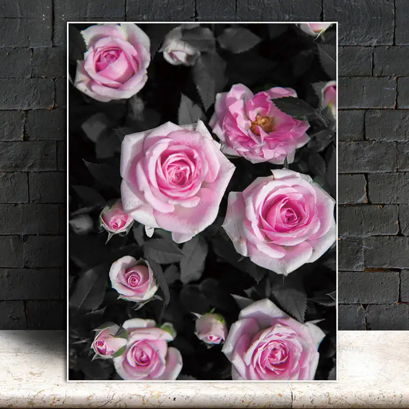

Wall poster painting Canvas Painting Pictures abstract painting art prints flower on canvas home decoration for living room